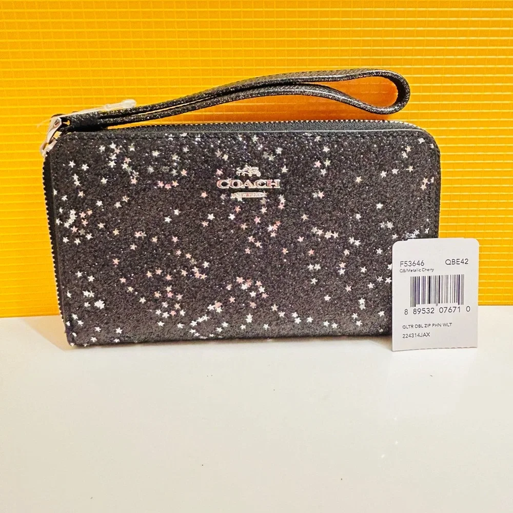 Coach Stars And Glitter Wallet/ Wristlet - Picture 13 of 14